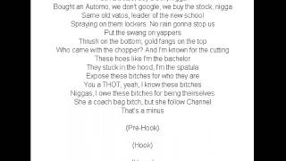 The Game ft  Problem, Huddy &amp; Badd Lucc   T H O T  Thirsty Hoes Out There Lyrics