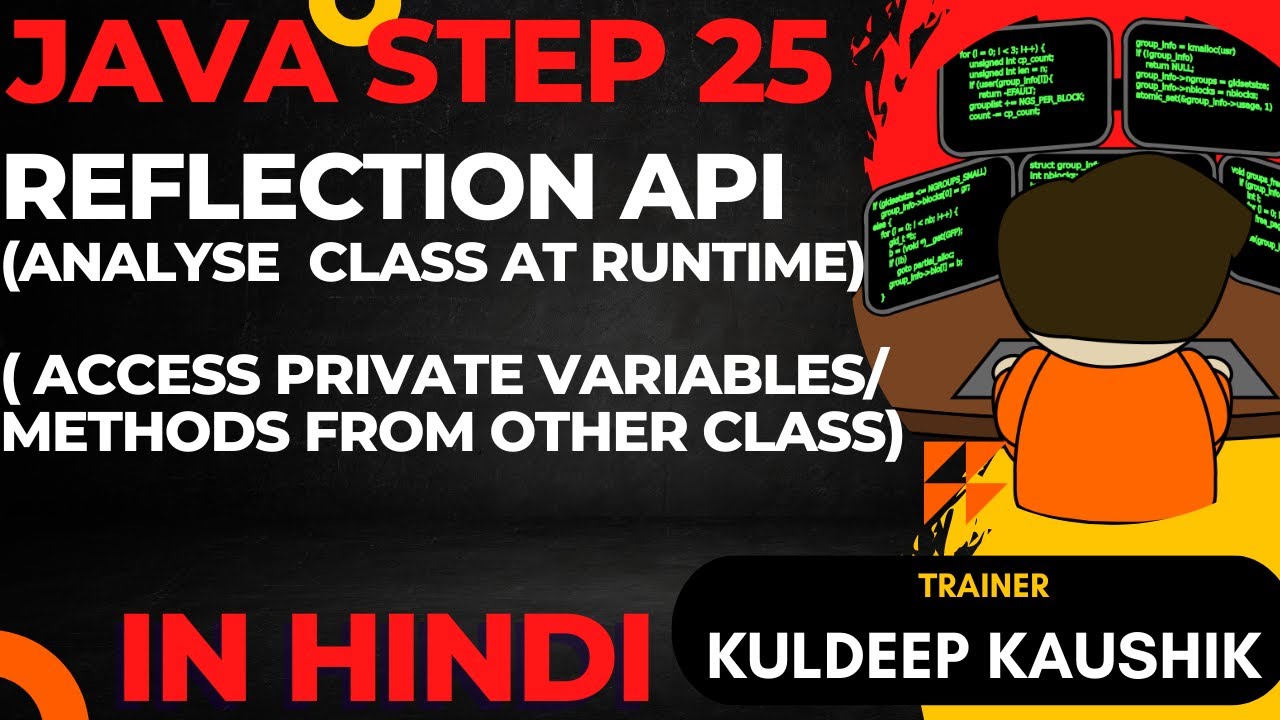 Step25- Reflection API: Complete topic, Code example, best practices, Interview questions, 0 to Hero