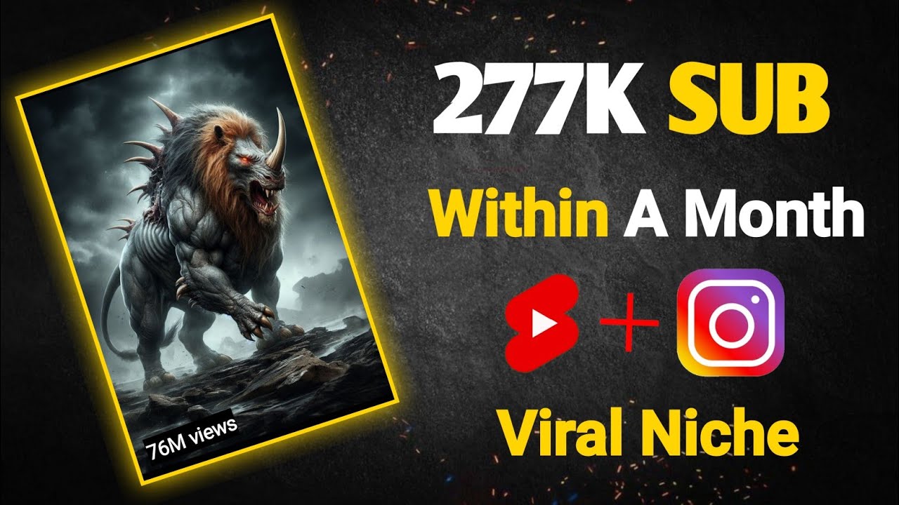 Only 5 Days & 76 Million Views - Incredible Animal Fusion Niche - how to make hybrid animals video