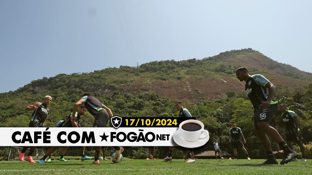 LIVE CAFÉ COM FOGÃONET | Convocados à disposição no Botafogo; partida adiantada; Diego Hernández pode ser vendido