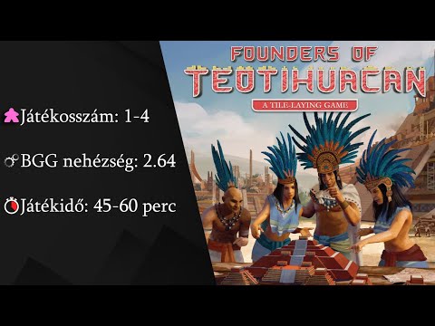 Founders of Teotihuacan részletes bemutató - Board Game Addicts