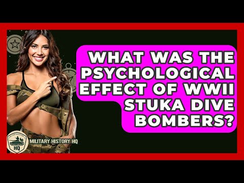 What Was The Psychological Effect Of WWII Stuka Dive Bombers? - Military History HQ