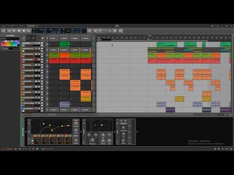 Bitwig tips, creating scratch-pad quickly with shifting timeline