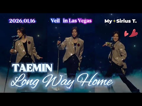 [4K] Taemin (태민) - 'Long Way Home' Full Performance | Solo Concert [Veil] in Las Vegas 2026