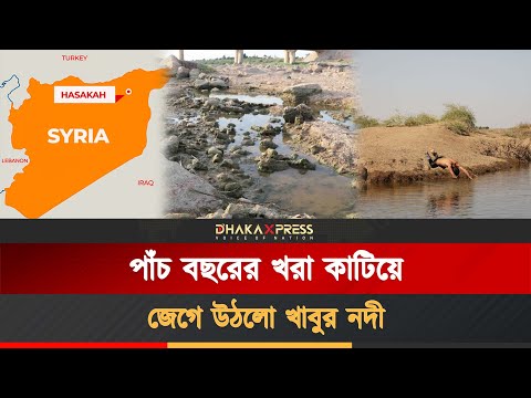 টানা বৃষ্টিপাতে প্রাণ পেল সিরিয়ার খাবুর নদী, স্বস্তিতে কৃষক