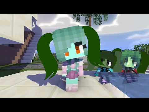 MONSTER SCHOOL :ZOMBIE GIRL SISTERS FAMILY CHICKEN WING- MINECRAFT ANIMATION