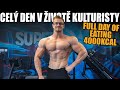 CELÝ DEN JÍDLA a ŽIVOTA KULTURISTY YOUTUBERA | 4000 kcal | Aleš Lamka