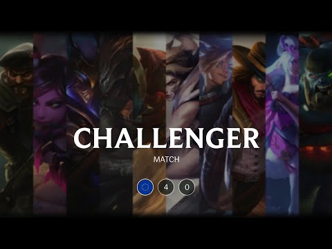 EUW Challenger match 40 - 7844 LP 80 kills
