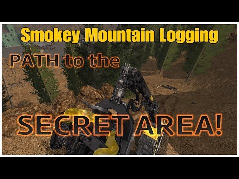 Let's Play Farming Simulator 17 PS4! Smokey Mountain Logging, Path to the SECRET Area!