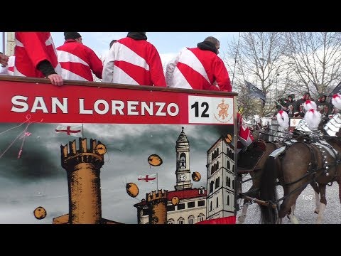 Presentazione carri da getto  - seconda parte - Carnevale Ivrea 2018