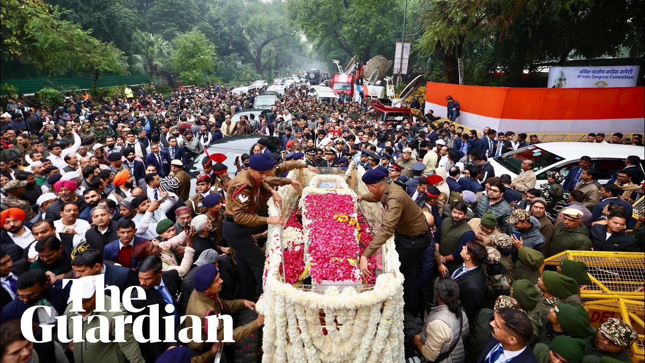 India's former long-serving PM Manmohan Singh given state funeral