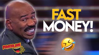 5 FUNNIEST Rounds Of Fast Money On Celebrity Family Feud! Featuring Steve Harvey