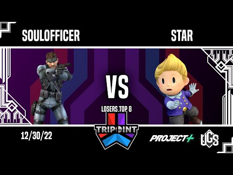 Tripoint Smash 173 - Losers Top 8 - SoulOfficer(Snake) Vs. Star(Lucas)