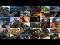 Evolution Of T Rex In Movies And T V Size Comparison Edited