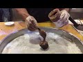 Oreo Nutella Chocolate Live Ice Cream Rolling