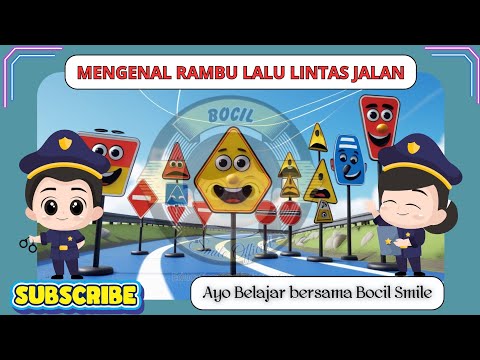Edukasi Anak 2-8 Tahun "Mengenal Jenis Dan Rambu Lalu Lintas Jalan Part 1 "Episode 1 Lalu lintas
