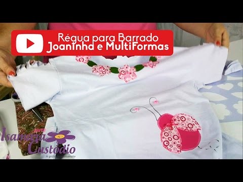 Barrado Joaninha e Régua Multiformas - Rose Eman