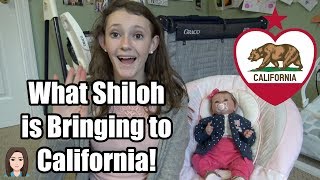 What I&#39;m Bringing For Shiloh To California! Packing For Cali! | Kelli Maple