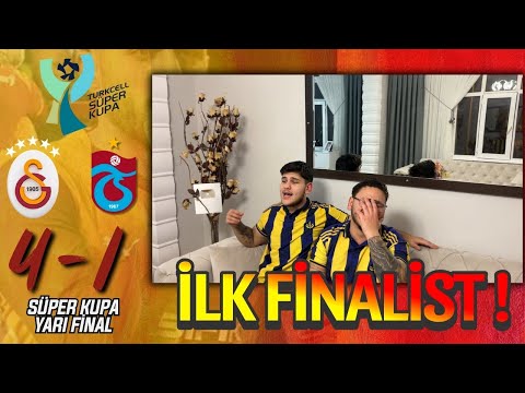 FANATİK 2 KARDEŞ GALATASARAY TRABZONSPOR SÜPER KUPA MAÇINI İZLERSE - GALATASARAY 4-1 TRABZONSPOR