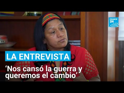 Aida Quilcué, candidata a vicepresidenta de Colombia: 'Mantendremos el diálogo nacional'