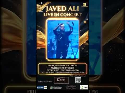 Javed Ali LIVE in Cincinnati 2026 | Soulful Bollywood Night | USA Tour