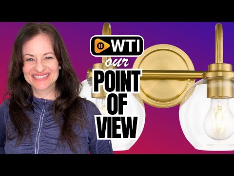 2-Light Brushed Gold Light Fixture - WTI product video review