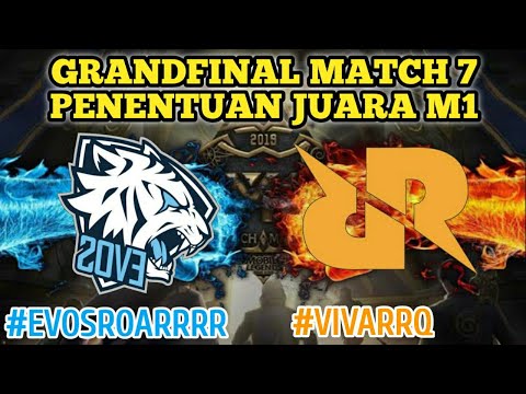 PENENTUAN JUARA!! EVOS VS RRQ GAME 7 GRAND FINAL | M1 MOBILE LEGENDS TOURNAMENT MATCH