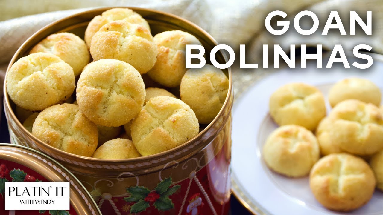 Goan Bolinhas Recipe | Goan Coconut and Semolina Cookies | Holiday Favourites