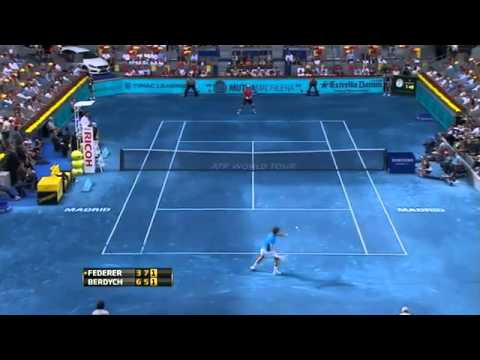HD Federer vs Berdych   Madrid final   Extended highlights   YouTube