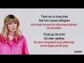Taylor Swift - Daylight | Lirik Terjemahan
