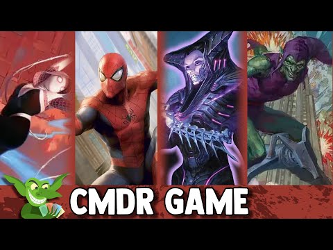 Ghost Spider VS Amazing Spider-Man VS Xu-Ifit, Osteoharmonist VS Green Goblin Commander Gameplay