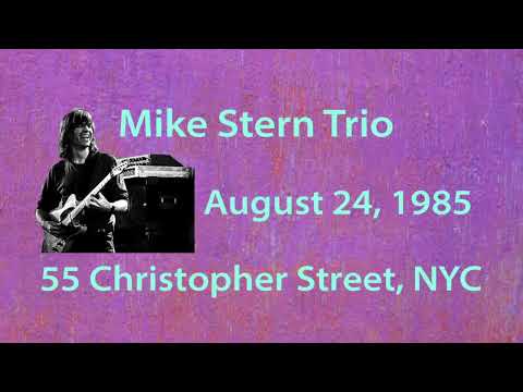 Mike Stern Trio w/ Harvie Swartz and Adam Nussbaum - 55 Christopher St. Bar, NYC   August 24, 1985