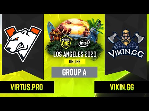 Dota2 - Virtus.pro vs. Vikin.gg - Game 1 - Group A - EU/CIS - ESL One Los Angeles