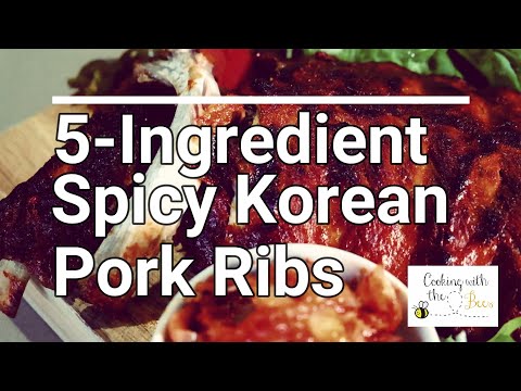 5-Ingredient Spicy Korean Pork Ribs | Easy Recipe