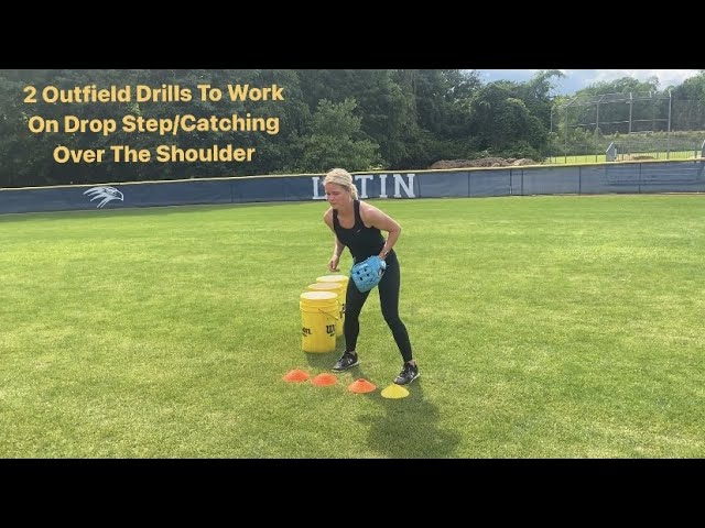 Catching Step Showing Mastering Outfield Skills: Two Essential Drills for Drop Step and Over ...