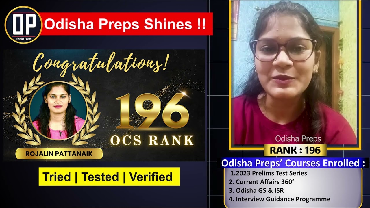 Topper Shailesh Kumar Bhoi Video Testimonial
