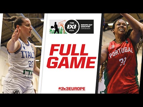 FIBA 3x3 Europe Cup Qualifier | Italy 🇮🇹 vs Portugal 🇵🇹 | Ticket Game