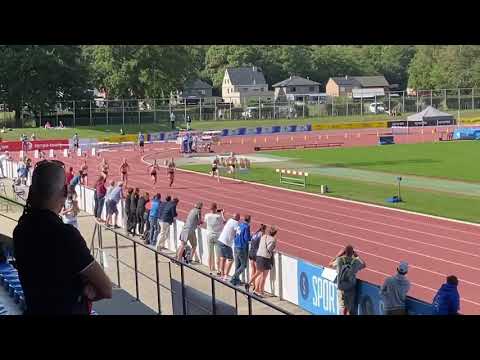 KVV Heusden-Zolder Cad finale 100m Tinne Vertongen - 13/09/2020 - Goud en nieuw clubrecord 12"19