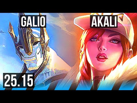 GALIO vs AKALI (MID) | 6/3/12 | KR Master | 25.15