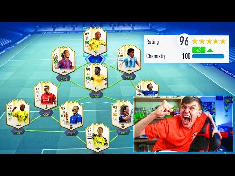 196 RATED FULL PRIME ICON FUT DRAFT!!! (FIFA 19)