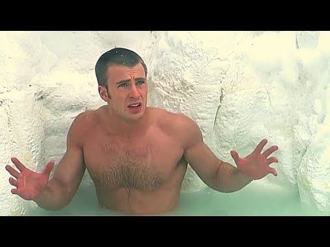 Snow ''HOT-TUBE" Skiing Johnny Storm & Nurse Clip | Fantastic Four (2005) | Movie HD Scene