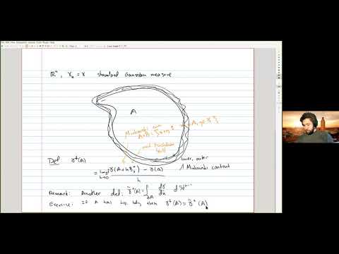 Joe Neeman: Gaussian isoperimetry and related topics I