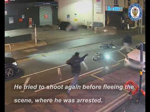 New CCTV shows Birmingham shooting as gunman jailed for nearly 10 years
