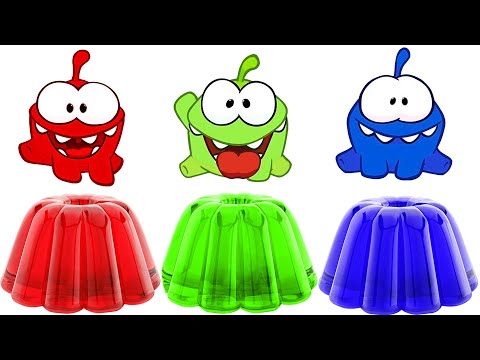 NOVO! 🎨 APRENDA AS CORES COM AS GELATINAS | Aprenda Português com Om Nom