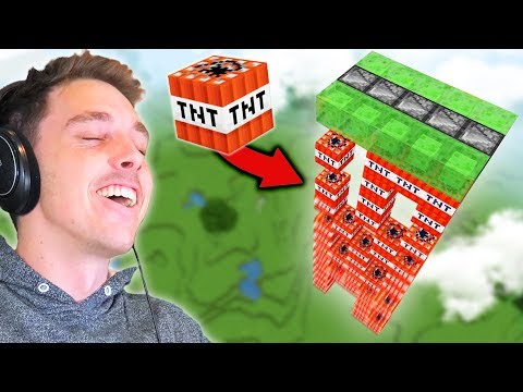 TNT CANNON CHAOS in Minecraft - LazarBeam
