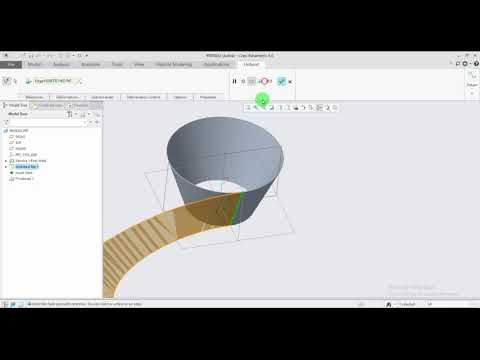 sheet metal part  modeling tutorial | creo parametric 5