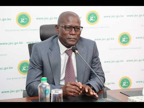 Nyamu Desderio Nyaga interview for the position of Judge of The Environment and Land Court.