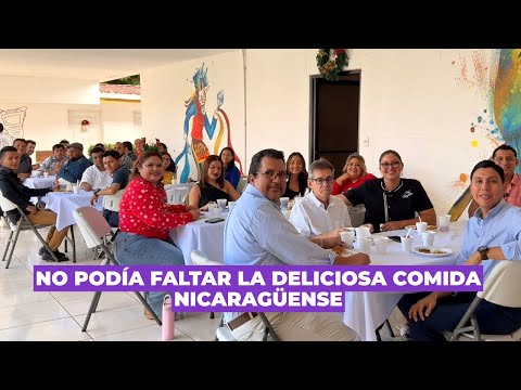 VOS TV staff close out the work year with a traditional Nicaraguan breakfast