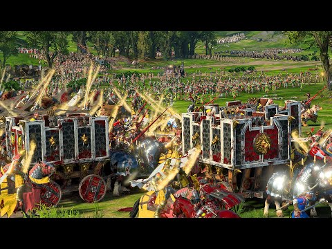 THE EMPIRE Vs BRETONNIA - Warhammer Total War Battle