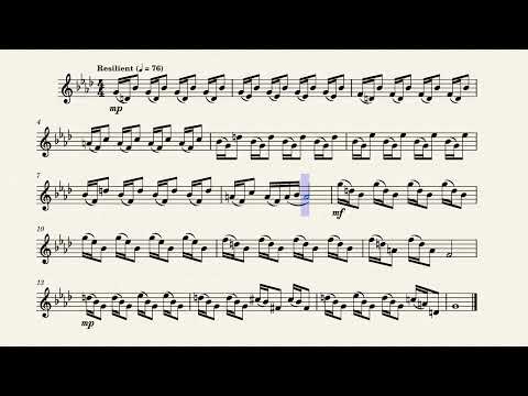 Miniature Etude – Nathan Ost Bb Trumpet Miniature Etude